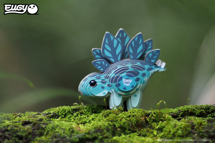 Eugy | 3D Cardboard Model Kit | Prehistoric Life | Stegosaurus | 32 stukjes | 6+