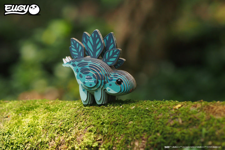 Eugy | 3D Cardboard Model Kit | Prehistoric Life | Stegosaurus | 32 stukjes | 6+