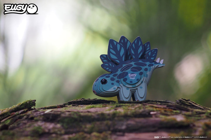Eugy | 3D Cardboard Model Kit | Prehistoric Life | Stegosaurus | 32 stukjes | 6+