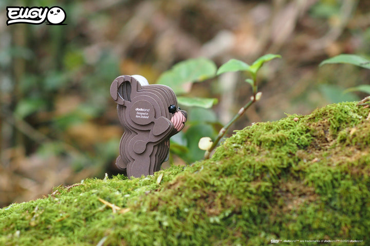 Eugy | 3D Cardboard Model Kit | Wild Life | Beer | 29 stukjes | 6+