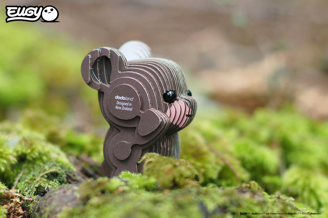 Eugy | 3D Cardboard Model Kit | Wild Life | Beer | 29 stukjes | 6+
