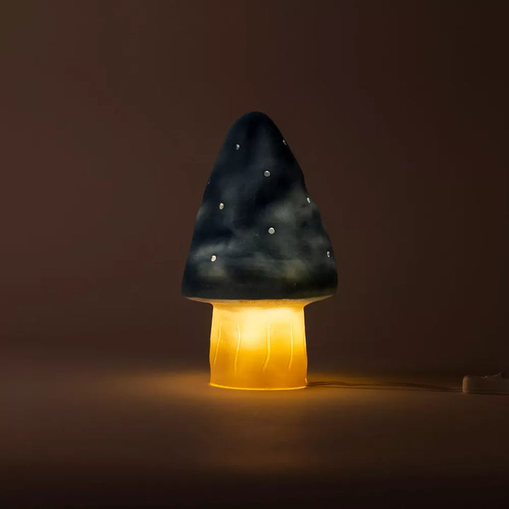 Heico Mushroom Lamp Vintage Blue