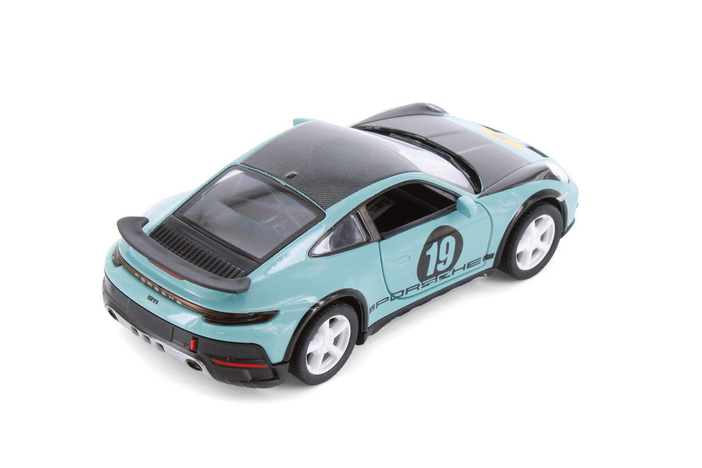 Kinsmart | Porsche 911 GT2 RS | Pullback | Open deuren | 1:32 | 12 cm