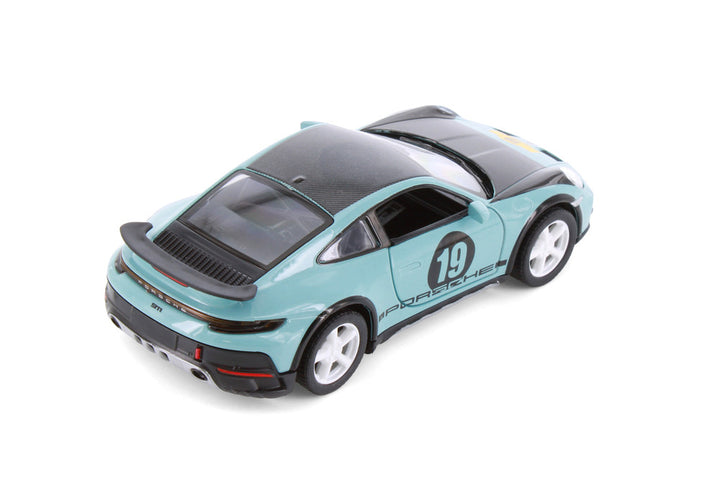 Kinsmart | Porsche 911 GT2 RS | Pullback | Open deuren | 1:32 | 12 cm