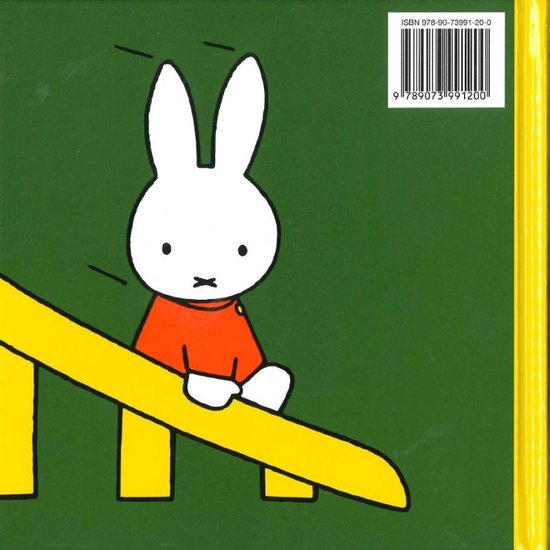 Nijntje in de speeltuin boek achterkant
