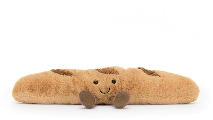 Jellycat Amuseables Baguette, schuin vooraanzicht