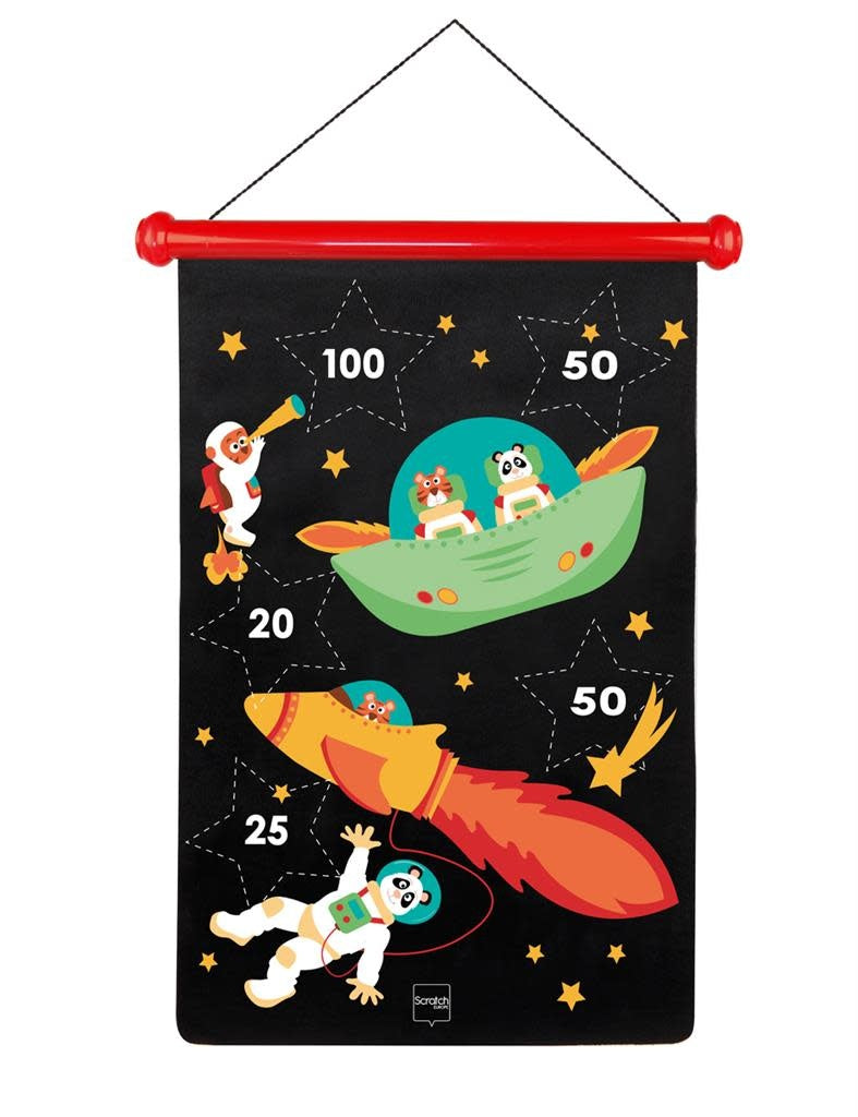 Scratch Active Play | Magnetische Darts | 36 x 55 cm | Astronaut | 5+