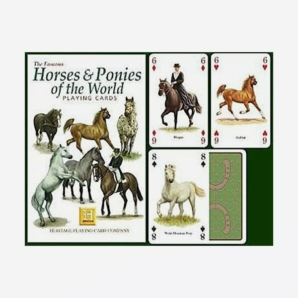 Heritage Playing Cards | Speelkaarten | Horses and Ponies of the World