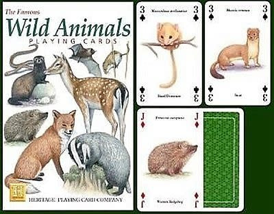 Heritage Playing Cards | Speelkaarten | Wild Animals
