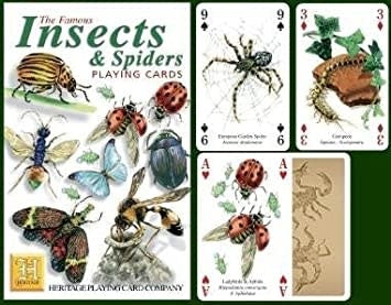 Heritage Playing Cards | Speelkaarten | Insects &amp; Spiders