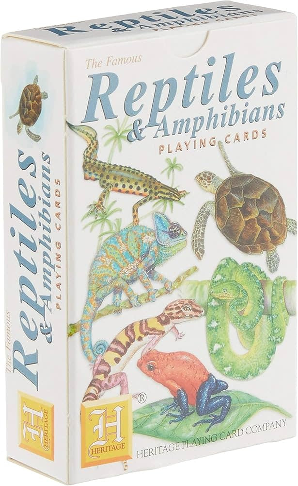 Heritage Playing Cards | Speelkaarten | Reptiles &amp; Amphibians