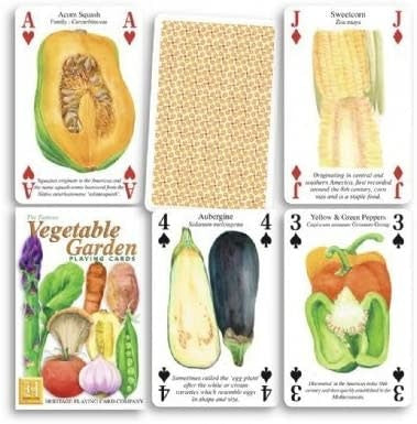 Heritage Playing Cards | Speelkaarten | Vegetable Garden