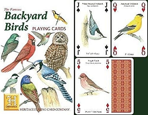 Heritage Playing Cards | Speelkaarten | Backyard Birds