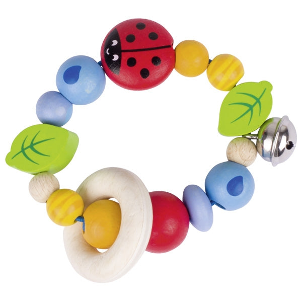Goki | Houten Grijpspeelgoed | Lieveheersbeestje | 10 cm | 6 mnd+