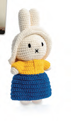 Gehaakte Knuffel | Miffy/Nijntje | Vermeer | Milkmaid | 25 cm | 100 % Cotton | 0+