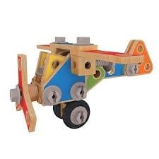 Hape | Construction Toys | Master Builder Set | 62 delig | 3+