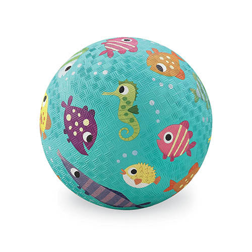 Crocodile Creek | Rubber Playball | 18 cm | Fish | 3+