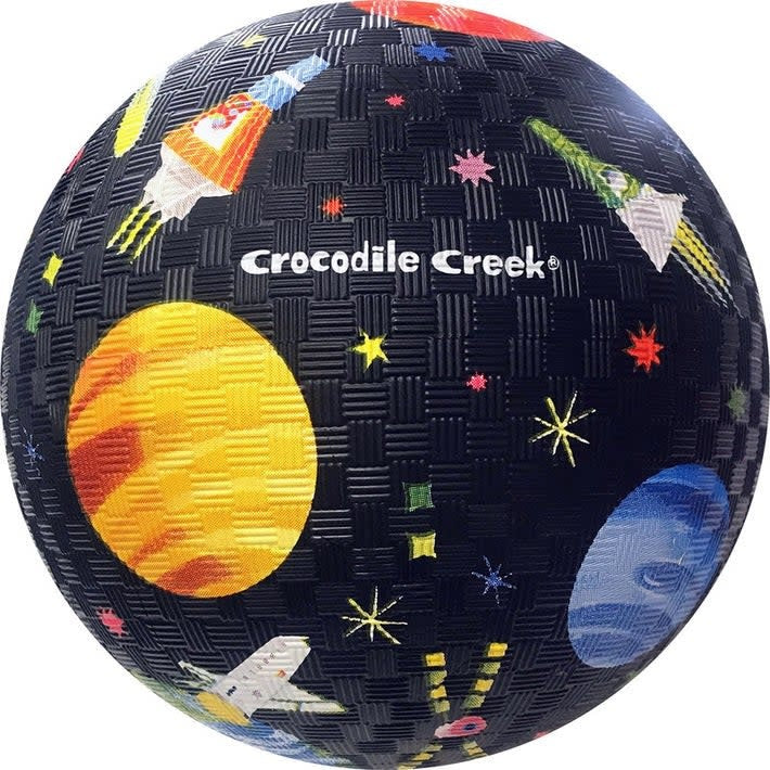 Crocodile Creek | Rubber Playball | 18 cm | Space Exploration | 3+