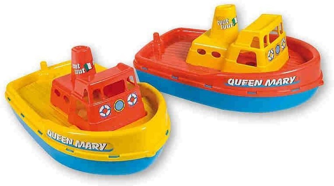 Androni | Queen Mary | Plastic Boat with Squeaker Sound | 39 cm | 2+