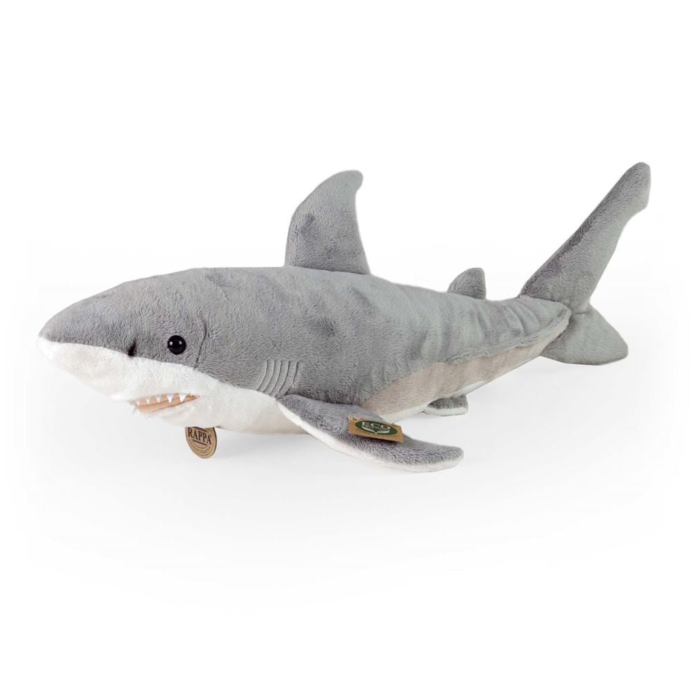 Rappa pluche witte haai 51 cm ECO-FRIENDLY