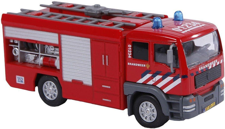 Kids Globe | Die Cast | Brandweer Tankwagen | MAN | licht en geluid | 13,5 cm | 3+