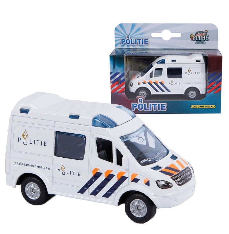Kids Globe | Die Cast | Pull Back | Police | 8.5 cm | 3+