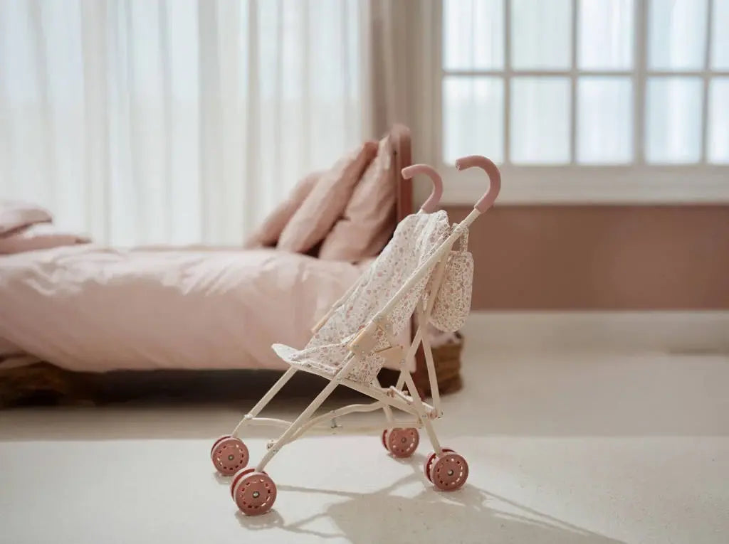 Little Dutch | Poppenbuggy | Soft Flowers | 3+