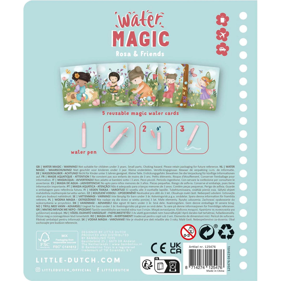 Little Dutch | Waterkleurboek | Rosa | 2+