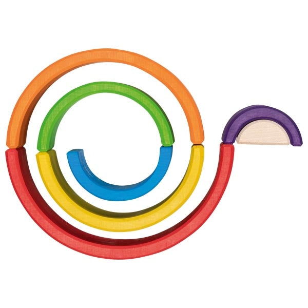 Goki | Evolution | Houten Regenboog | 7-delig | 19 cm | 2+
