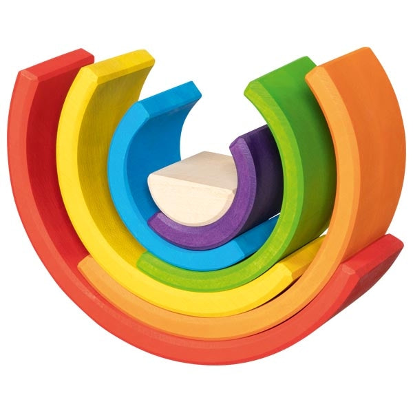 Goki | Evolution | Houten Regenboog | 7-delig | 19 cm | 2+