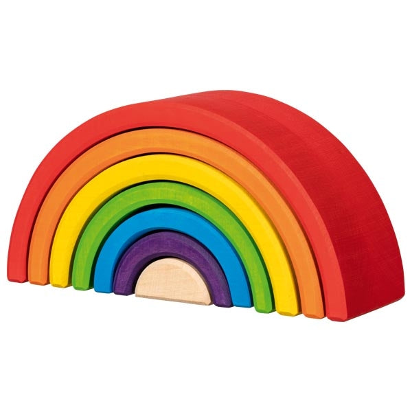Goki | Evolution | Houten Regenboog | 7-delig | 19 cm | 2+