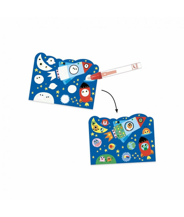 Djeco | Kleuren met Water | in de Lucht  | +18 mnd
