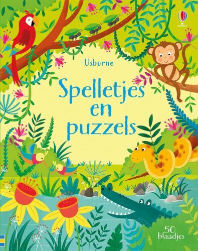 Usborne | Groot spelletjesboek vol activiteiten. 5+