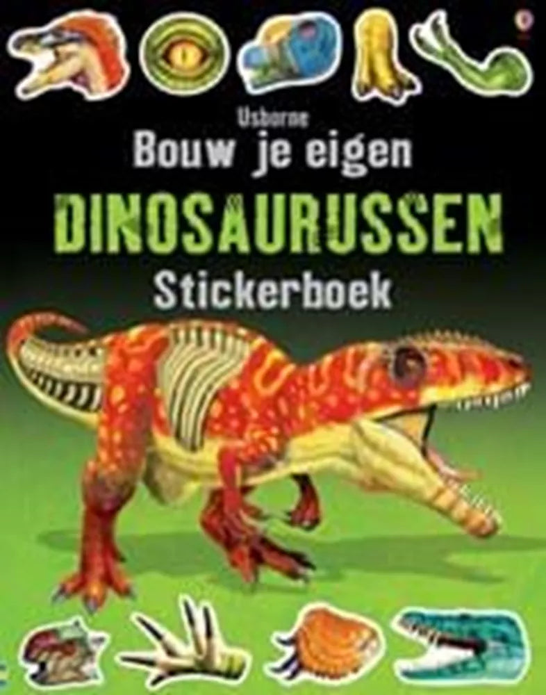 Usborne | Stickerboek: Bouw je eigen Dinosaurussen. 5+