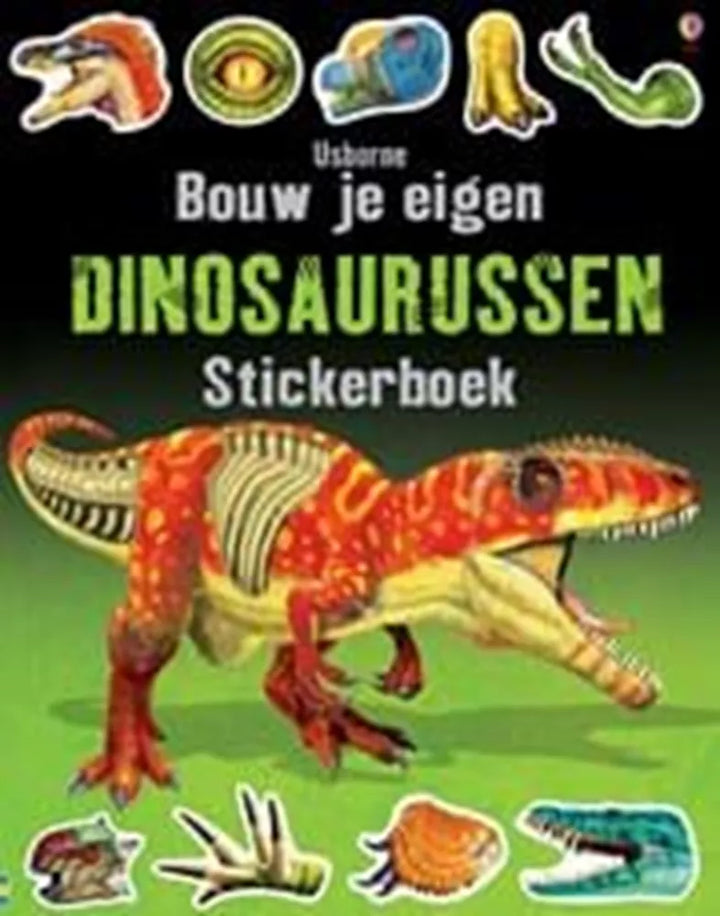 Usborne | Stickerboek: Bouw je eigen Dinosaurussen. 5+