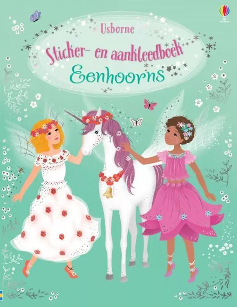 Voorkant van Eenhoorns met een eenhoorn en twee elfjes