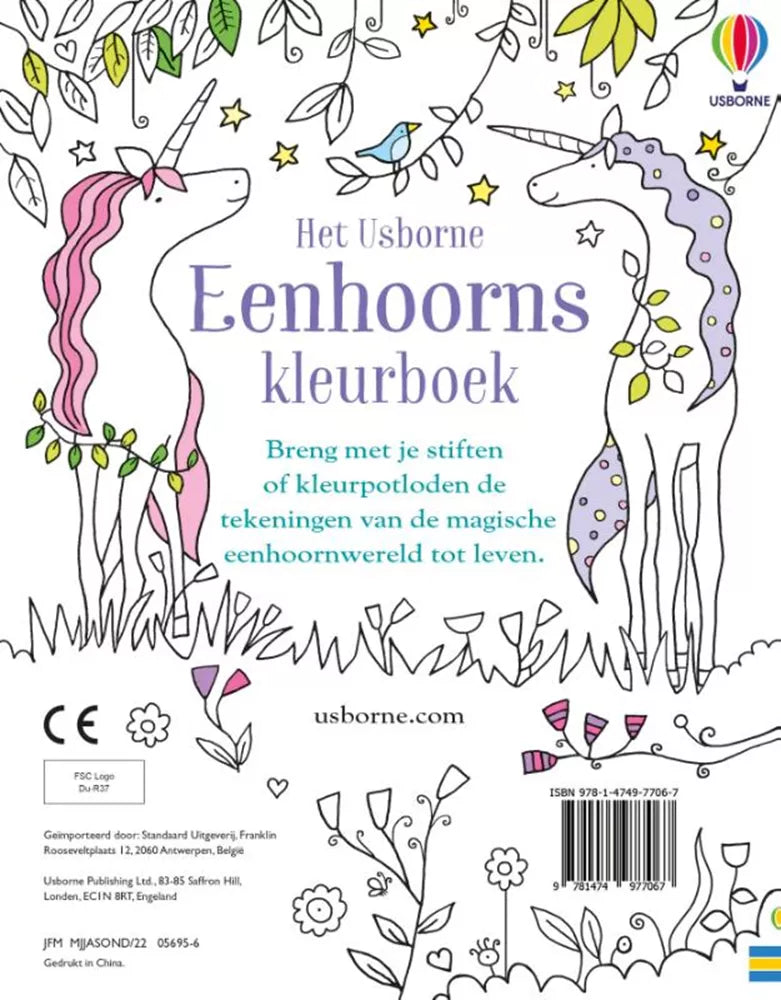 Usborne | Eenhoorns kleurboek | 3+