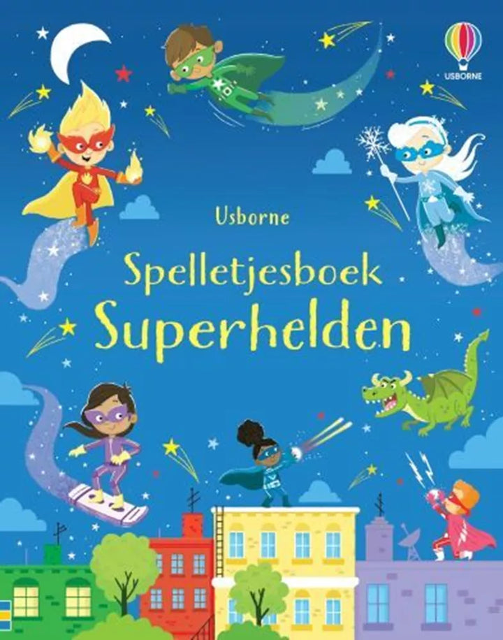 Usborne | Spelletjesboek Superhelden | 5+