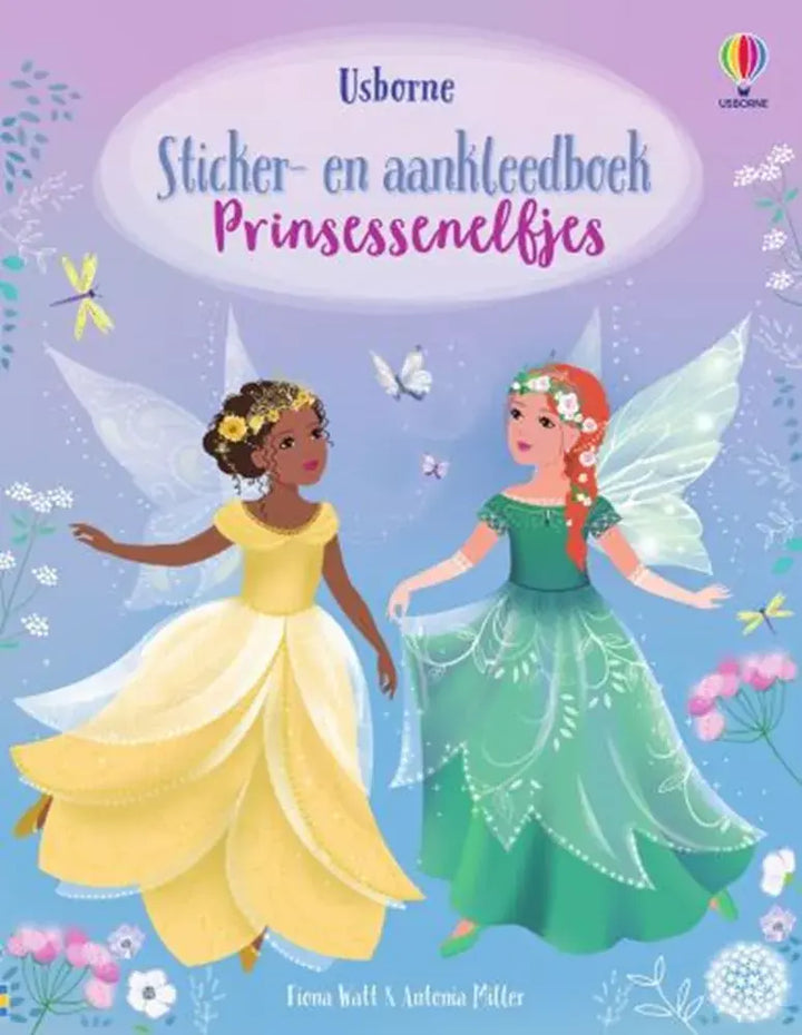 Voorkant van Prinsessenelfjes met twee elfjes in jurken
