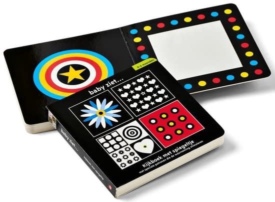 Baby ziet | Kijkboek met spiegeltje | 0-6 maanden