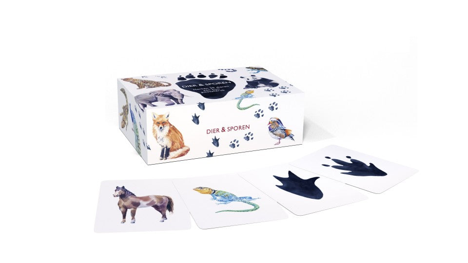 Kosmos Uitgevers | Dier & sporen | Card game in Dutch