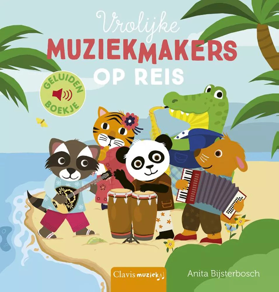 Clavis | Geluidenboek | Vrolijke Muziekmakers op Reis | 2+