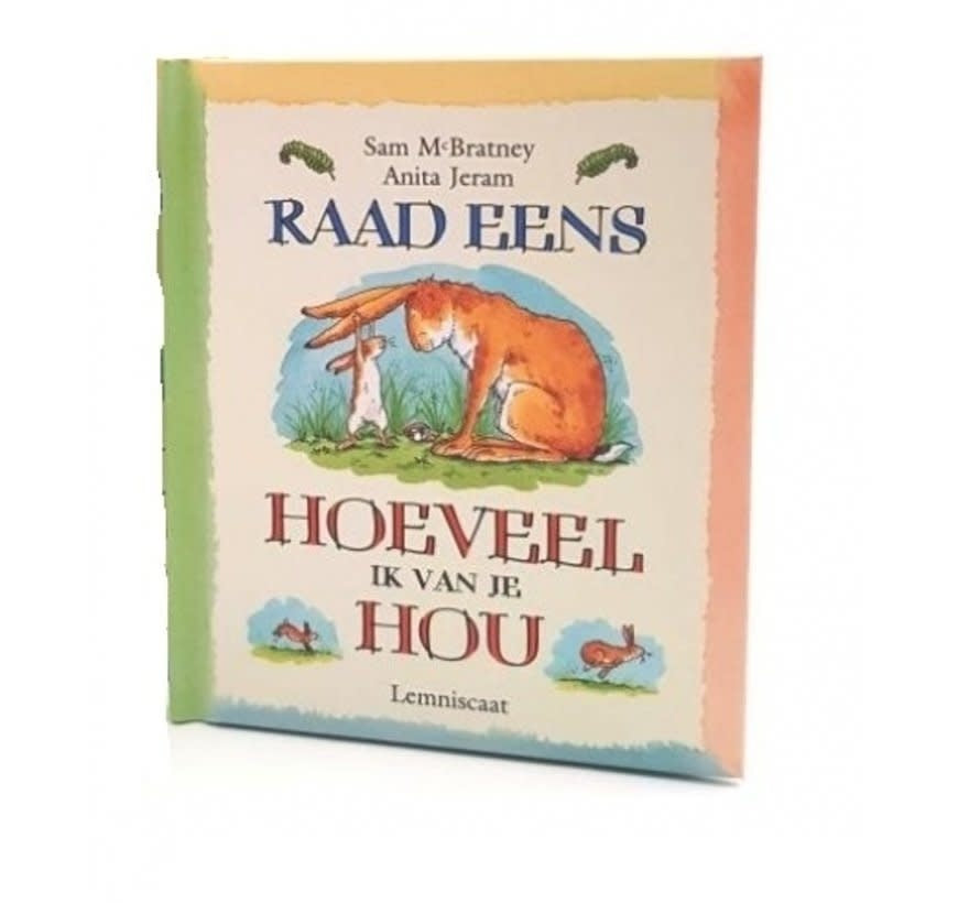 Lemniscaat | Miniboekje | Raad eens Hoeveel Ik Van Je Hou |  4+