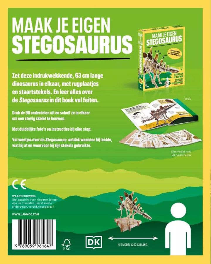Lannoo | Maak je eigen Stegosaurus | 7+