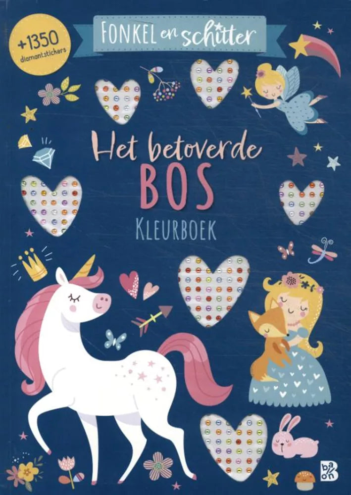 Ballon Kids Het betoverde bos kleurboek 5+