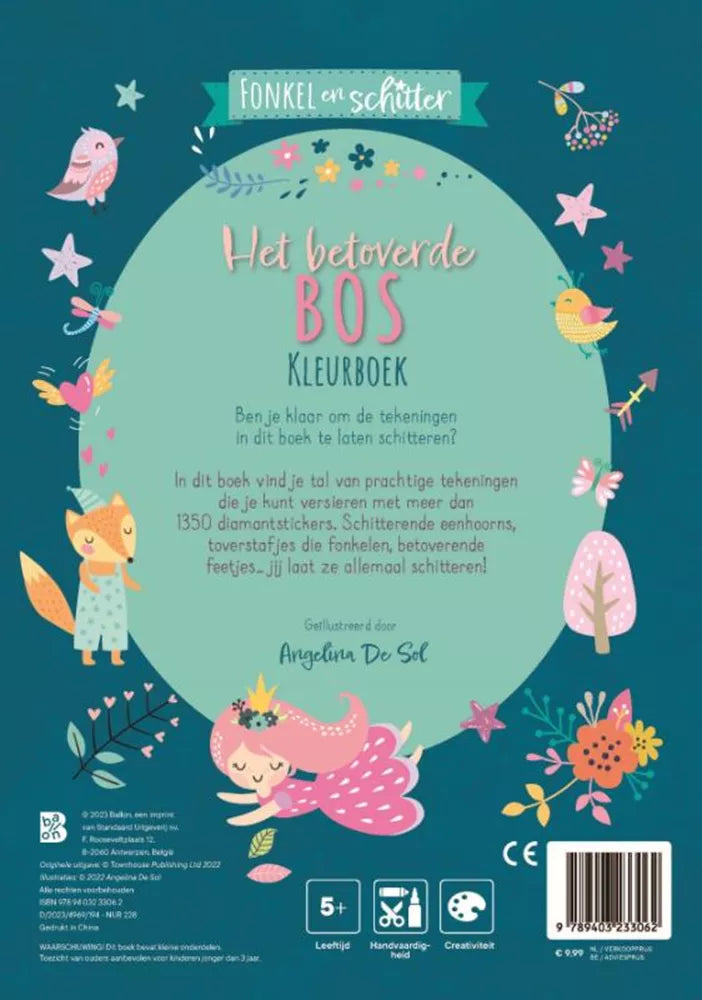 Ballon Kids Het betoverde bos kleurboek 5+