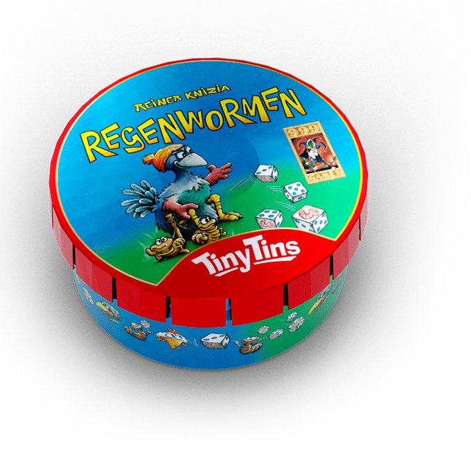 999 Games | Dobbelspel | Tiny Tins | Regenwormen | 8+ - Kleine Eland