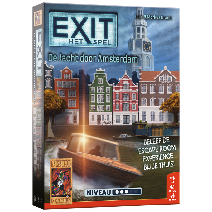999 Games | Exit Game | Breinbreker | De Jacht door Amsterdam | 12+ - Kleine Eland