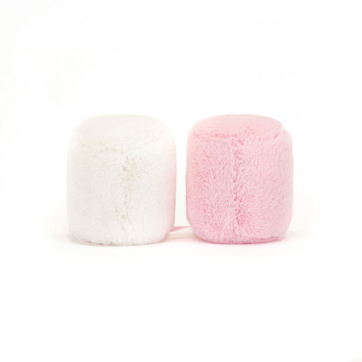 Jellycat | Amuseable Food | Amuseables Pink and White Marshmallows | 9 cm | 3+