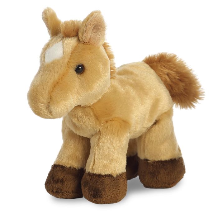 Aurora | Mini Flopsies | Prancer | Light Brown Horse | 20.5 cm | 0+
